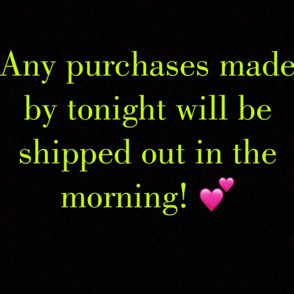 Shipping orders out in the morning! 😁